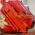 6T12M กำหนดเอง Knuckle Boom Marine Crane